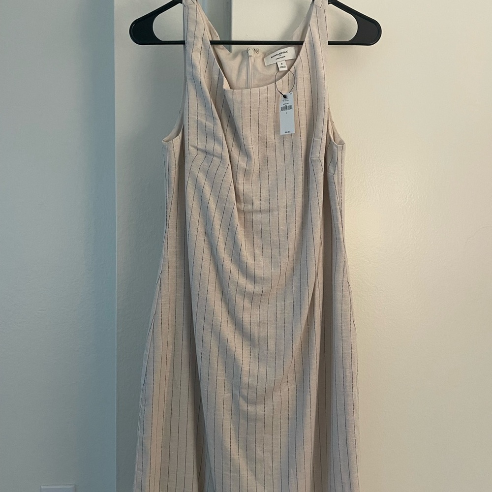 Banana Republic Factory Linen-Blend Sheath Mini Dress